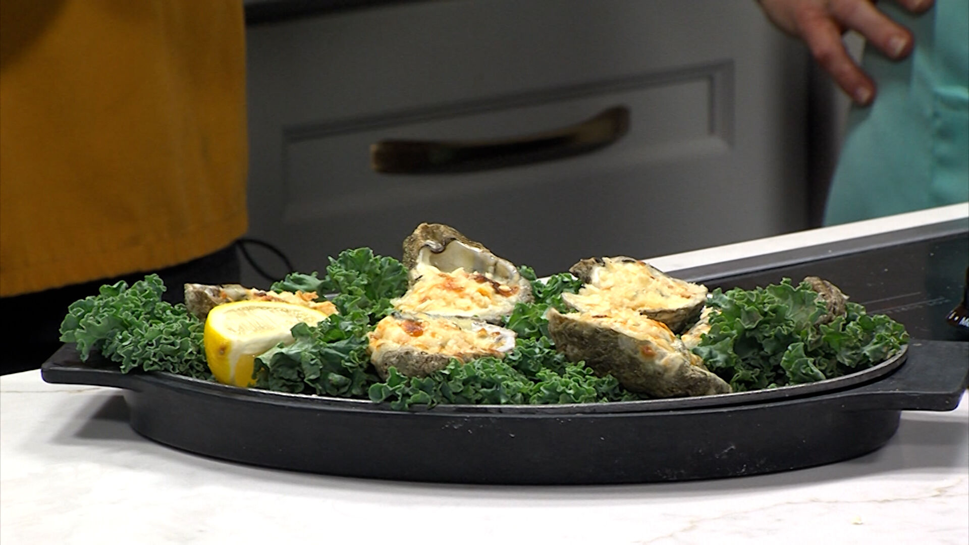 It's the Perfect Taste in a Shell, Chef Barry Reichart is Whipping Up Oysters Rockefeller